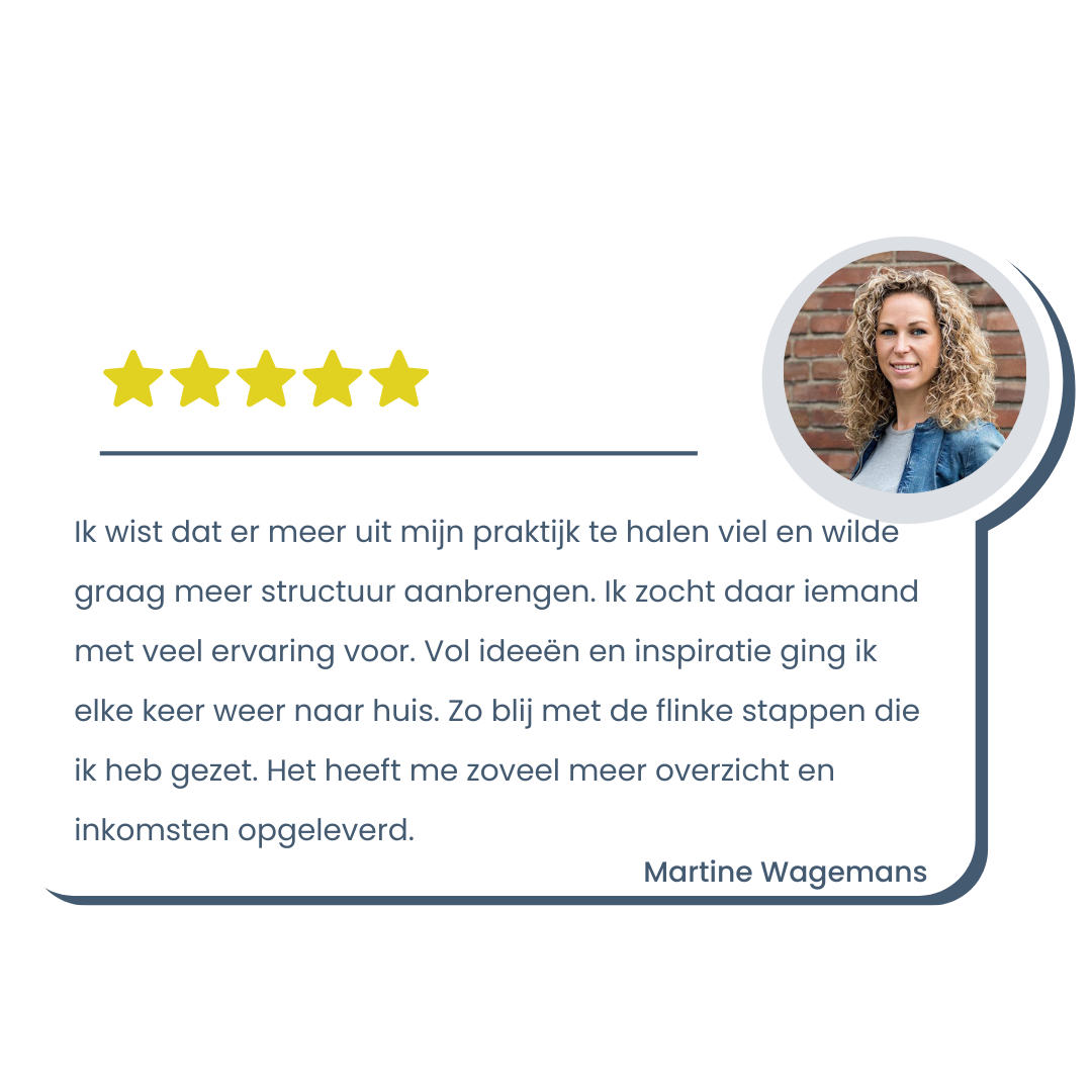 Google review Margot Morrenhof - Martine Wagemans